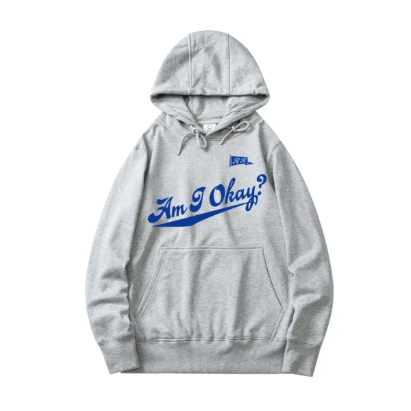 Am I Okay? Gray Hoodie
