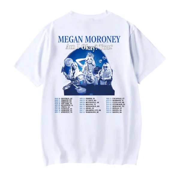Am I Okay? Tour Tee – White