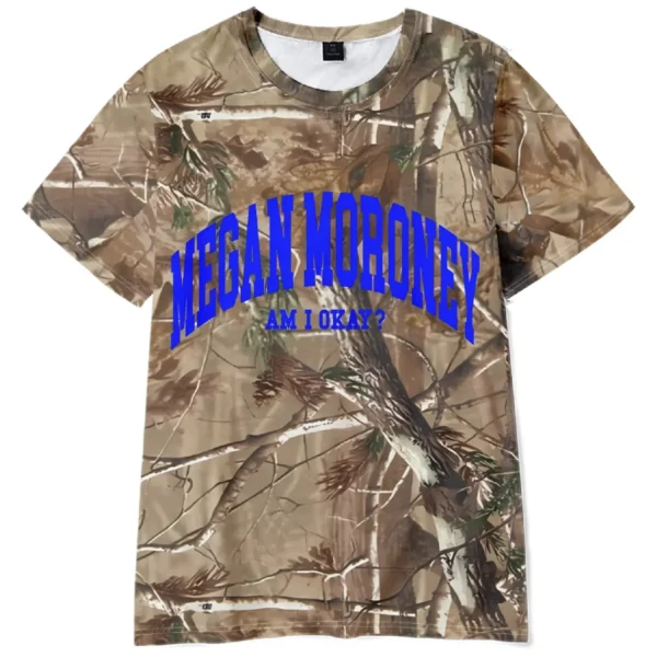 Am I Okay? Camo Tee.